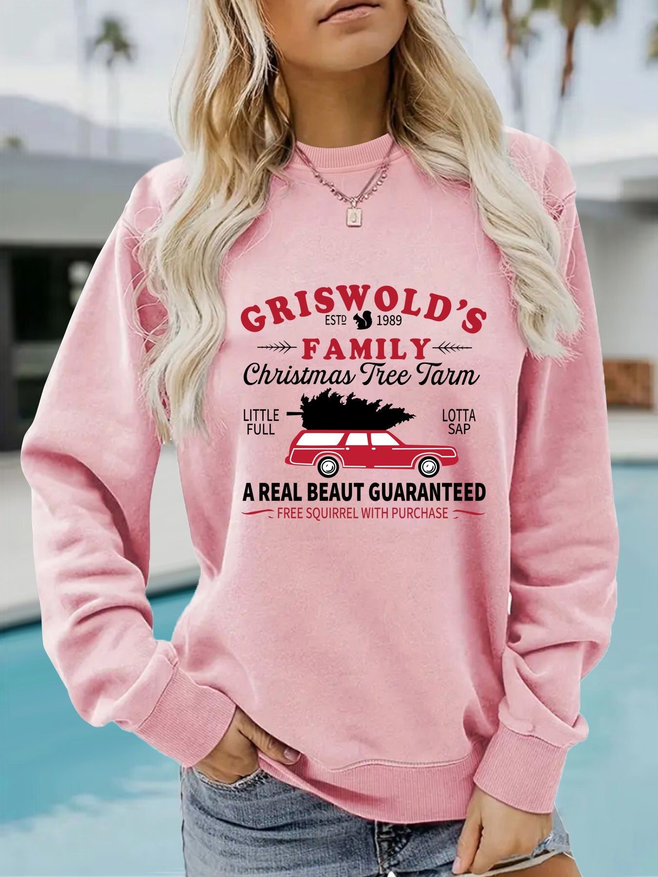 Long sleeved round neck GRISWOLD S printed pullover sweatshirt eprolo