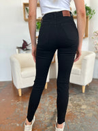 Judy Blue Full Size Distressed Tummy Control High Waist Skinny Jeans - Whispering Desires Shoppe