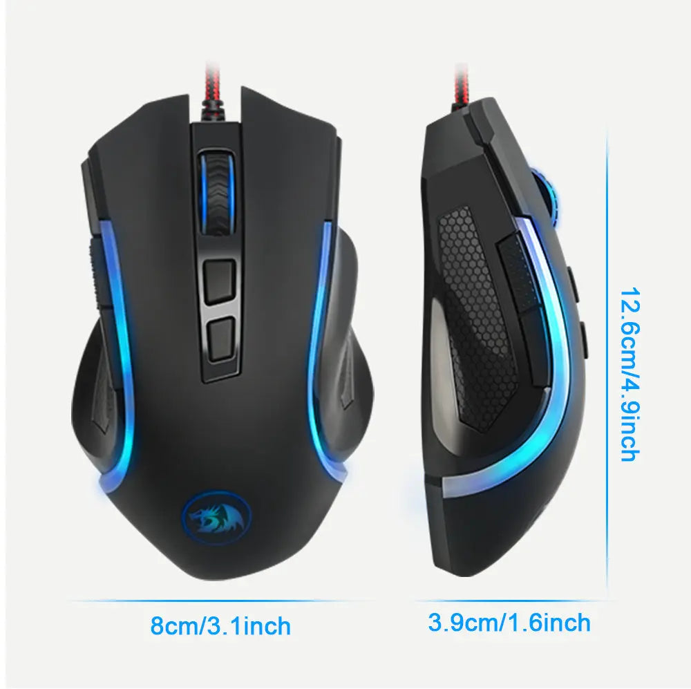 Red Dragon M607 Wired Game Mouse - Whispering Desires Shoppe