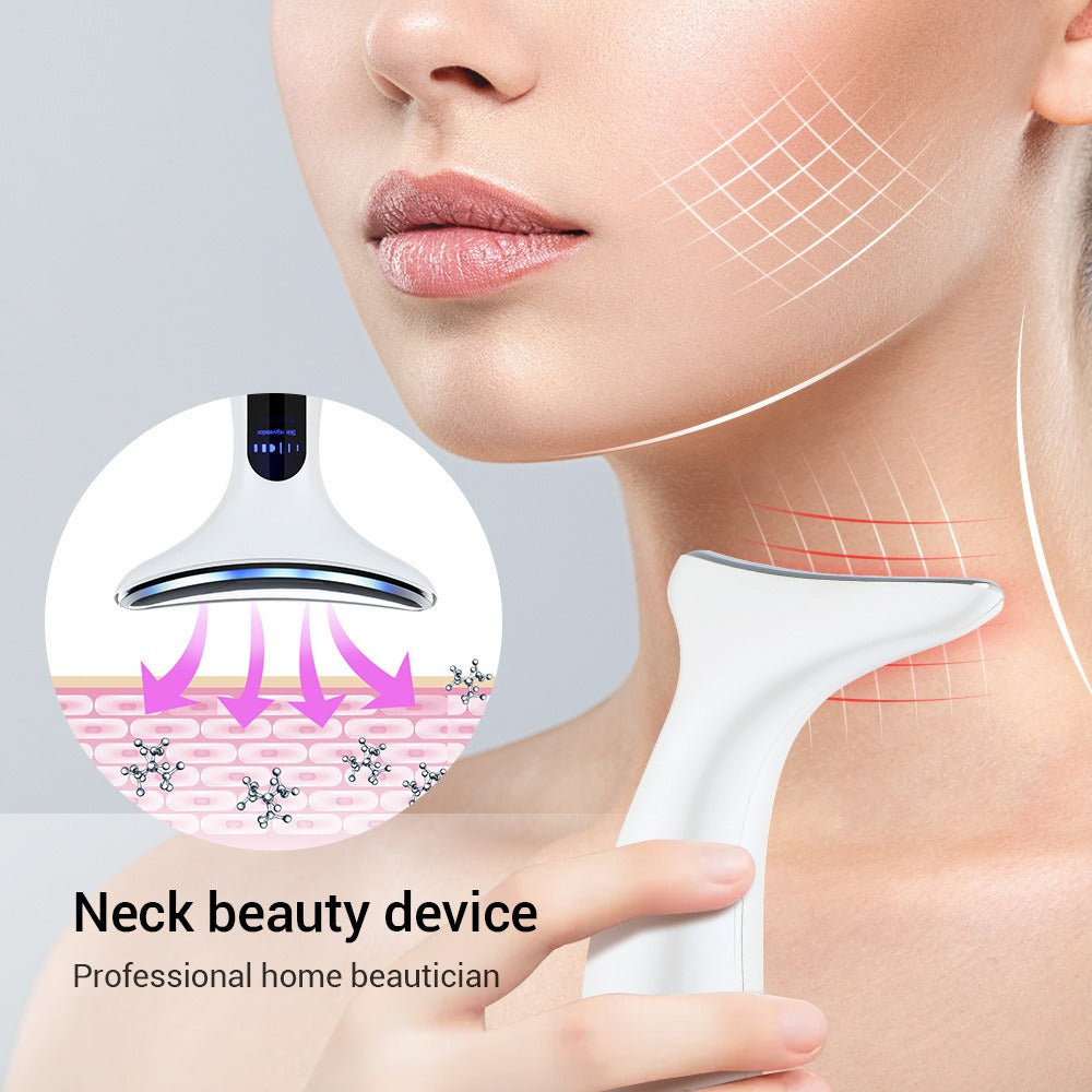 Color light microcurrent constant temperature neck beauty instrument neck and facial beauty instrument eprolo