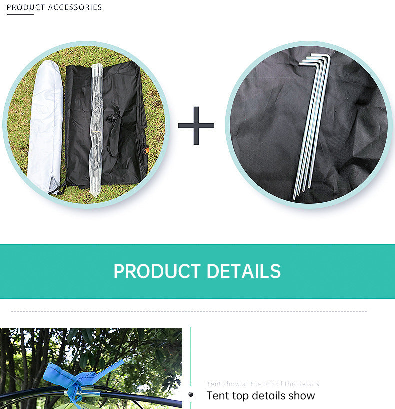 Pop Up Beach Tent Sun Shade Shelter Anti-UV Shelter Fully Automatic Folding Camping Tent eprolo