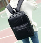 PU men's shoulder bag shoulder bag student bag computer men bag tide - Whispering Desires Shoppe