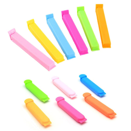 20/10Pcs Portable New Kitchen Storage Food Snack Seal Sealing Bag Clips Sealer Clamp Plastic Tool Kitchen Accessories Wholesale eprolo