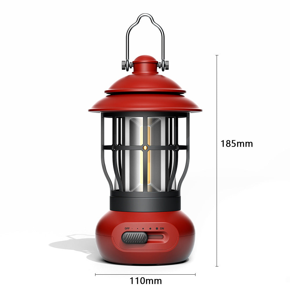 Camping Ligjt Outdoor  Ambience Lighting Camping Light Vintage Horse Light Gift USB Charging Tent Camp Lamp eprolo