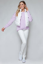 Snobbish Zip Up Turtleneck Shiny Quilted Vest - Whispering Desires Shoppe