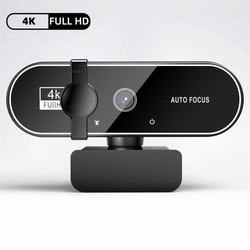 Mini 4K USB Webcam with Mic, Auto Focus HD Camera for PC & Laptop, 30fps 2K/1080P Conference Cam eprolo