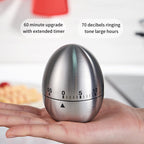Creative Stainless Steel Kitchen Timer Egg Apple Timer Mechanical Reminder Countdown Kitchen Gadget eprolo