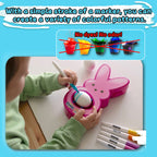 Easter Egg Decorating Kit for Kids - DIY Crafts Set with 6 Markers, Marshmallow Bunny Egg Holder, Cute Holiday Gift eprolo