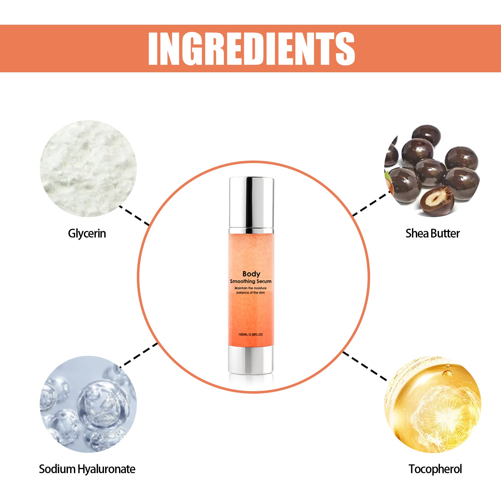Smooth Body Beauty Serum, Moisturizing And Brightening Skin Care Solution eprolo