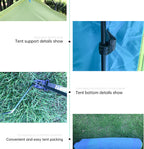 Pop Up Beach Tent Sun Shade Shelter Anti-UV Shelter Fully Automatic Folding Camping Tent eprolo
