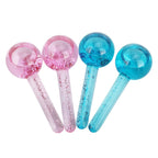 Beauty Ball Glitter Crystal Ice Hockey Ice Therapy Facial Massage Glass Beauty Ball Ice Wave Ball eprolo