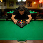 Precision Professional Billiard Ball Rack | Solid Wood, Zero-Gap 8-Ball & 9-Ball Pool Rack eprolo