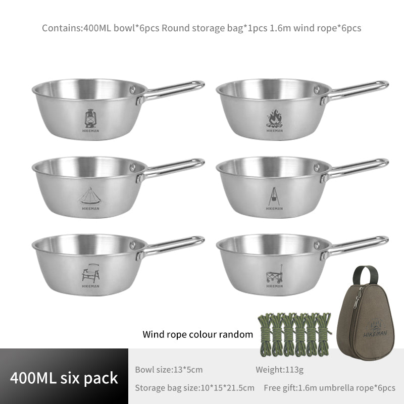 Outdoor Camping Tableware Sherpa Bowl Cookware Set eprolo