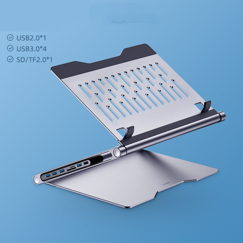 Lapstop Stand With 8-in-1 Docking Station - Whispering Desires Shoppe