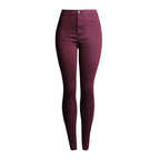 Women`s High Waist White Basic Fashion Stretch Skinny Denim Pants Trousers Jeans eprolo