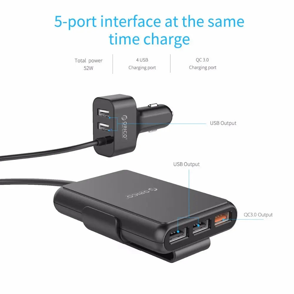 ORICO fast charge qc3.0 car charger - Whispering Desires Shoppe