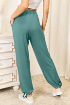 Basic Bae Rayon Drawstring Pants with Pockets - Whispering Desires Shoppe