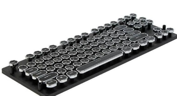 Steampunk Style Typewriter Mechanical Keyboard - Whispering Desires Shoppe