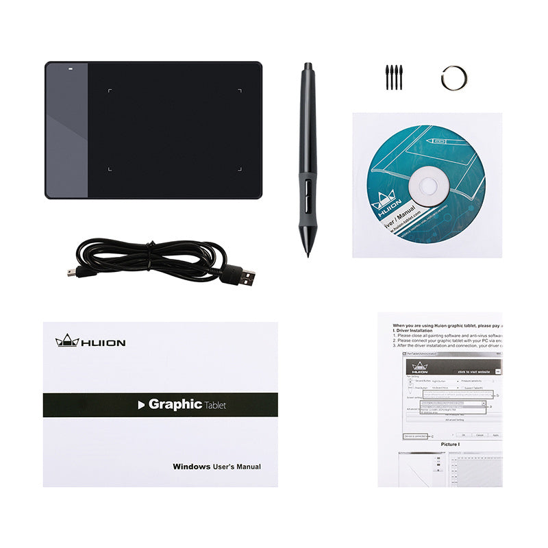 HUION 420 electronic drawing board - Whispering Desires Shoppe