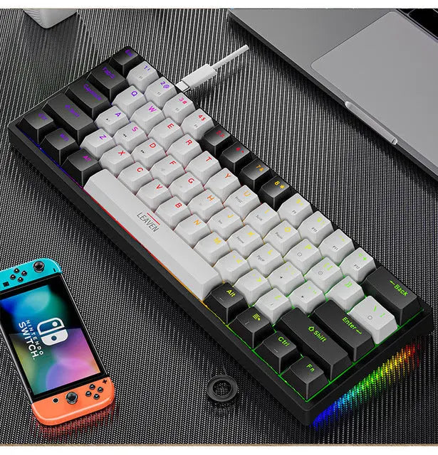 Plastic mechanical keyboard for games - Whispering Desires Shoppe