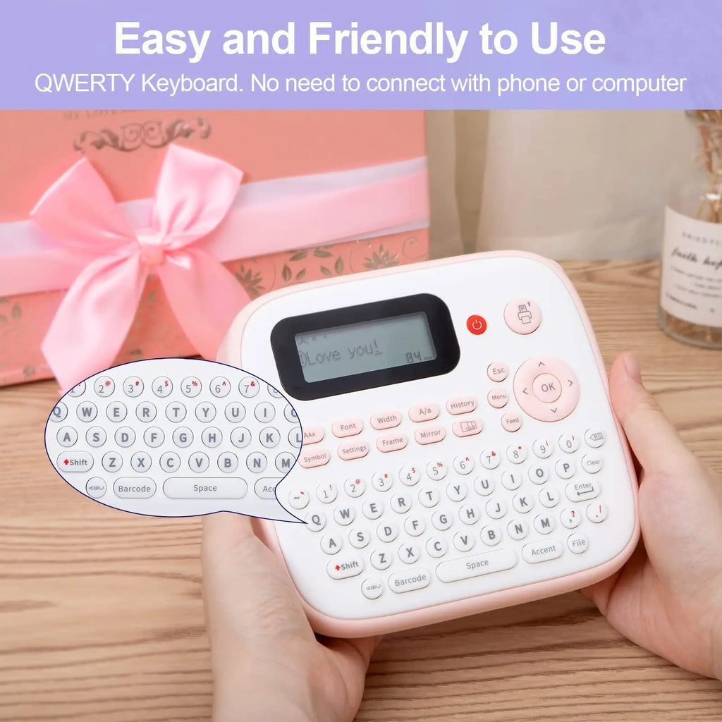 Mini Portable Label Printer Ink-free Bluetooth - Whispering Desires Shoppe
