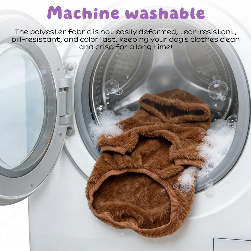 Warm Winter Dog Hoodie for Golden Retriever & Labrador - Fleece-Lined Outdoor Dog Coat for Medium & Large Breeds eprolo