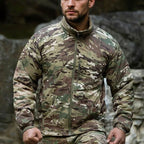 Men's Winter Warm Padded Jacket, Lightweight Hooded Tactical Parka, Outdoor Waterproof Windproof Cold-Weather Hiking Jacket. eprolo