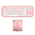 Wireless Keyboard And Mouse Set Girls Color Retro - Whispering Desires Shoppe