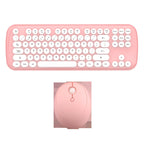 Wireless Keyboard And Mouse Set Girls Color Retro - Whispering Desires Shoppe