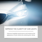 Homonth Car Headlight Repair Kit, Car Bright Retreading Agent, Light Scratch Yellow Retreading Crystal Plating Agent eprolo