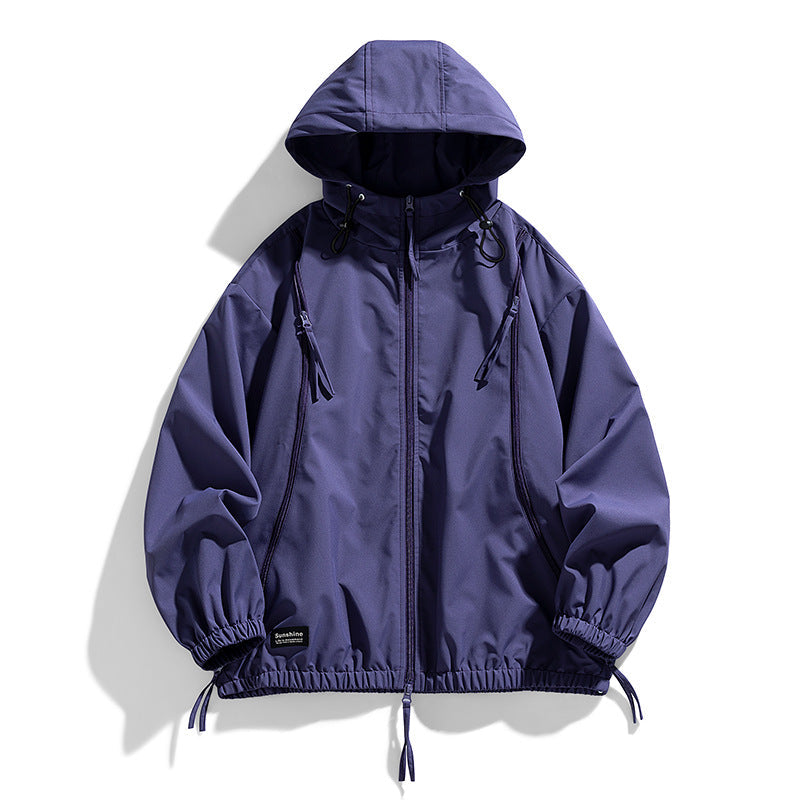 New trendy brand clothing, spring and autumn waterproof outdoor jacket, zipper style Hong Kong style casual jacket for men eprolo