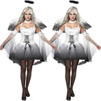Halloween Costume Angel Role Play Performance Dress S-3XL Witch Costume Cosplay Angel Wings Goddess eprolo