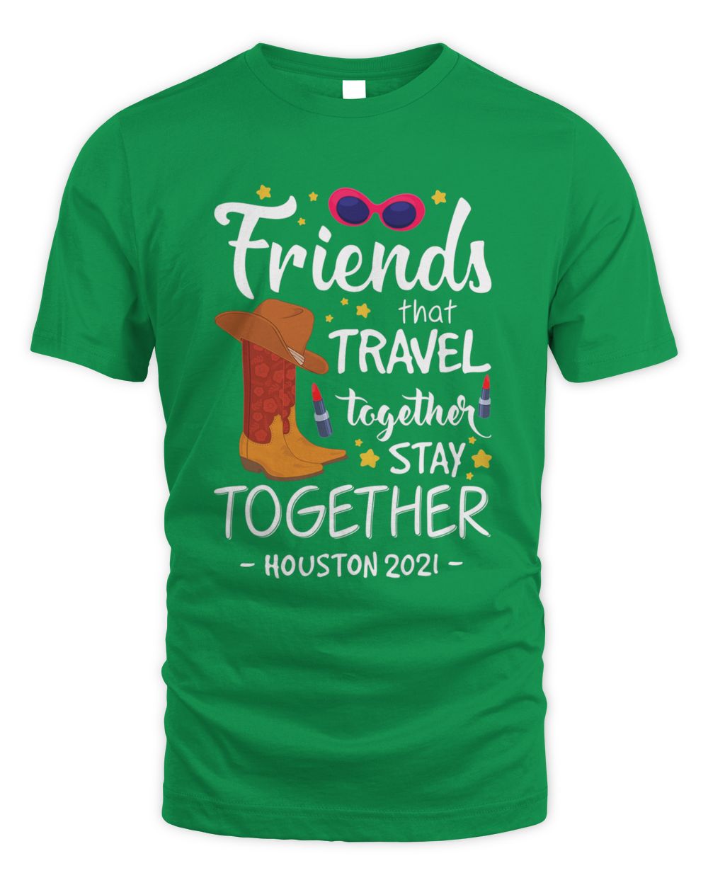 Friends That Travel Bachelorette 2021 Houston Girls Trip T-Shirt Whispering Desires Shoppe