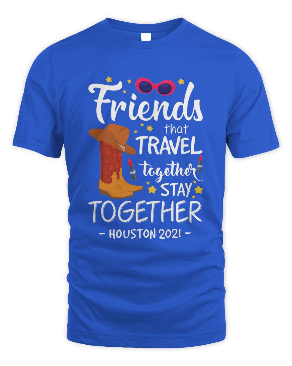 Friends That Travel Bachelorette 2021 Houston Girls Trip T-Shirt Whispering Desires Shoppe
