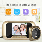 2.8 Inch Infrared Night Vision Camera Video Intelligent Electronic Peephole Visual Peephole Doorbell - Whispering Desires Shoppe