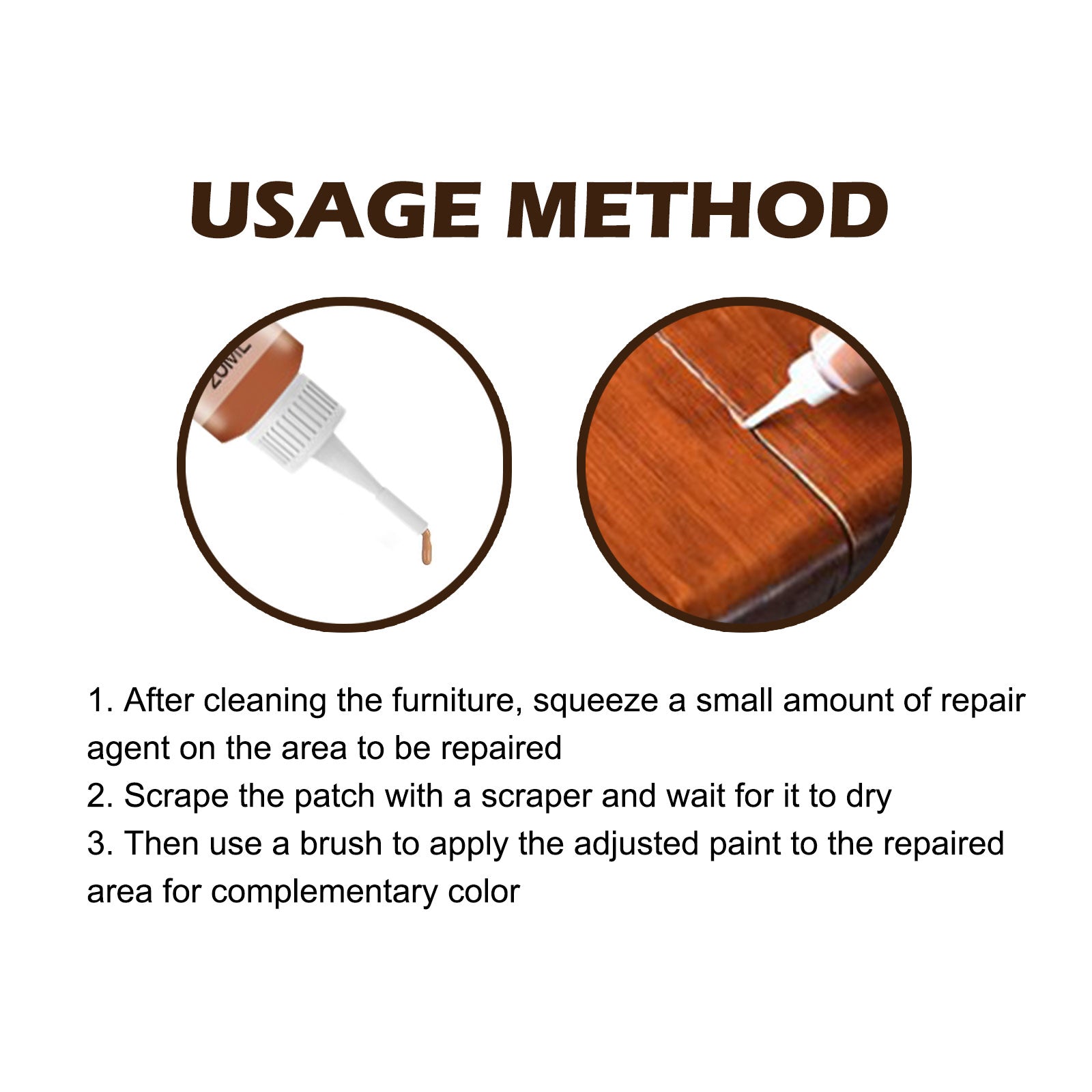 Wood Furniture Repair Kit Furniture Beauty Repair Material Repair Faded Touch Up Kit eprolo