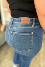 Judy Blue High Waist Front Seam Straight Jeans - Whispering Desires Shoppe