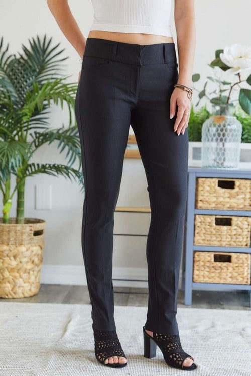ADORA Mid Rise Skinny Pants - Whispering Desires Shoppe