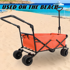 Utility Park Garden Cart Tool Customized Color Folding Camping Trolley Outdoor Picnic Beach Wagon eprolo