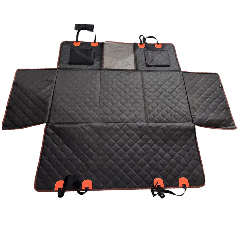 Dog Car Hammock Seat Cover, Waterproof 600D Oxford Fabric Pet Seat Protector for Back Seat, Scratch Proof & Anti-Slip eprolo
