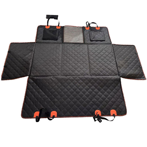 Dog Car Hammock Seat Cover, Waterproof 600D Oxford Fabric Pet Seat Protector for Back Seat, Scratch Proof & Anti-Slip eprolo