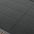 Patio Furniture, Outdoor Furniture, Seasonal PE Wicker Furniture, Four Set Wicker Furniture With Black Metal Table eprolo