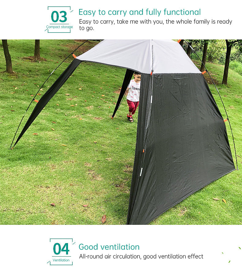 Pop Up Beach Tent Sun Shade Shelter Anti-UV Shelter Fully Automatic Folding Camping Tent eprolo