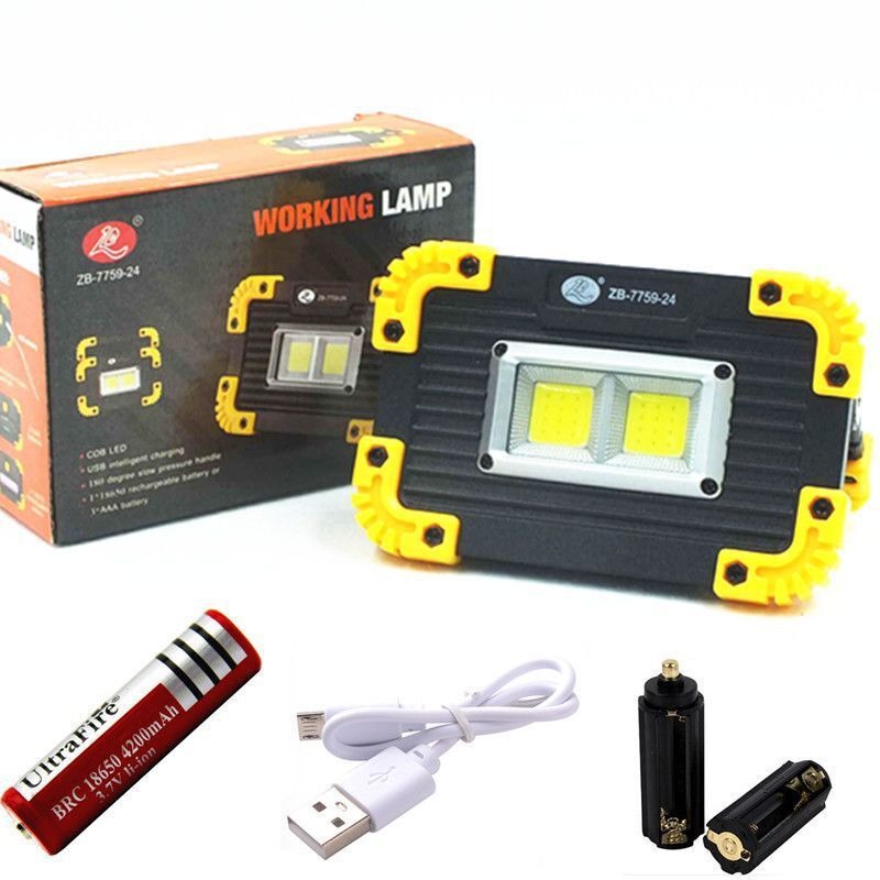 Mini COB Camping Light USB Charging Outdoor Camping Tent Light Portable Multi functional Emergency Projection Light eprolo