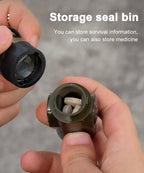 7 in 1 Survival Whistles Survival Whistle Emergency Emergency Whistles with Compass and Thermometer for Outdoor Hiking Camping eprolo