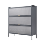 3 Tier Pantry Storage Cabinet Baker Racks for Kitchen with Storage Kitchen Pantry Storage Cabinet Microwave Rack Storage Rack eprolo