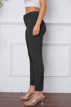 StretchyStitch Pocketed Pants — Basic Bae - Whispering Desires Shoppe