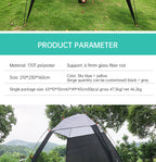 Pop Up Beach Tent Sun Shade Shelter Anti-UV Shelter Fully Automatic Folding Camping Tent eprolo
