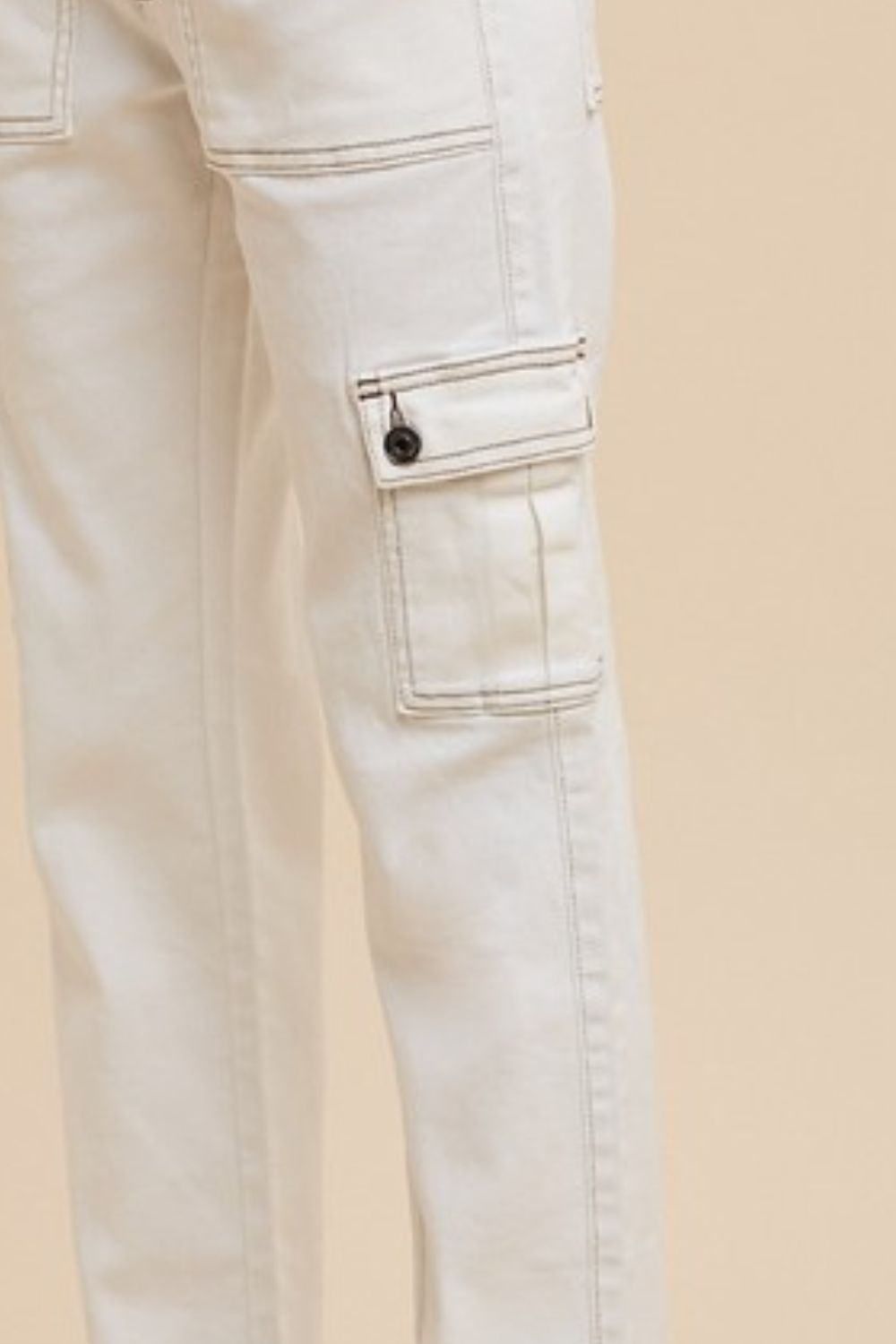 Annie Wear Straight Leg Jeans with Cargo Pockets - Whispering Desires Shoppe