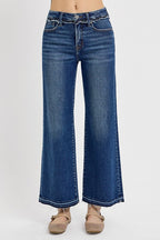 RISEN Full Size Tummy Control Bootcut Jeans Plus Size - Whispering Desires Shoppe